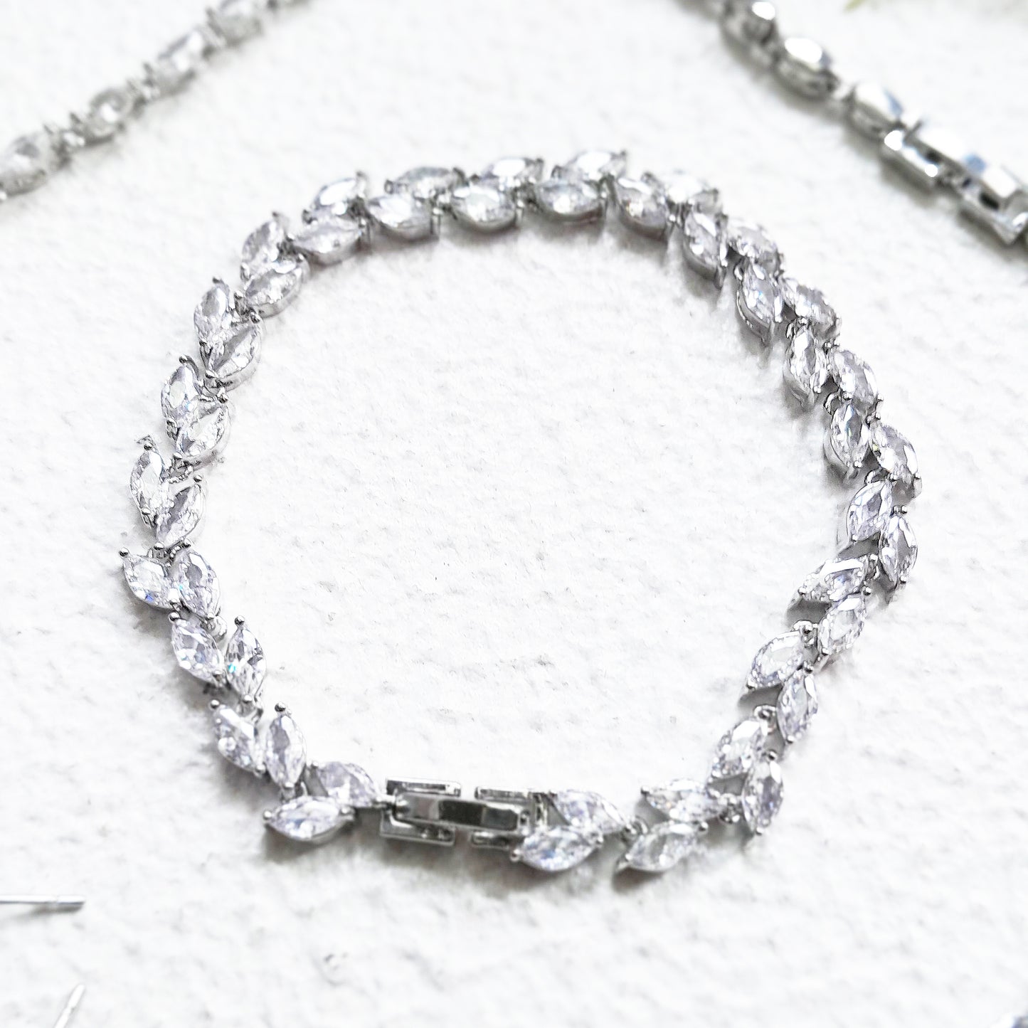 Marquise Crystal Bridal Set in Gold, Silver