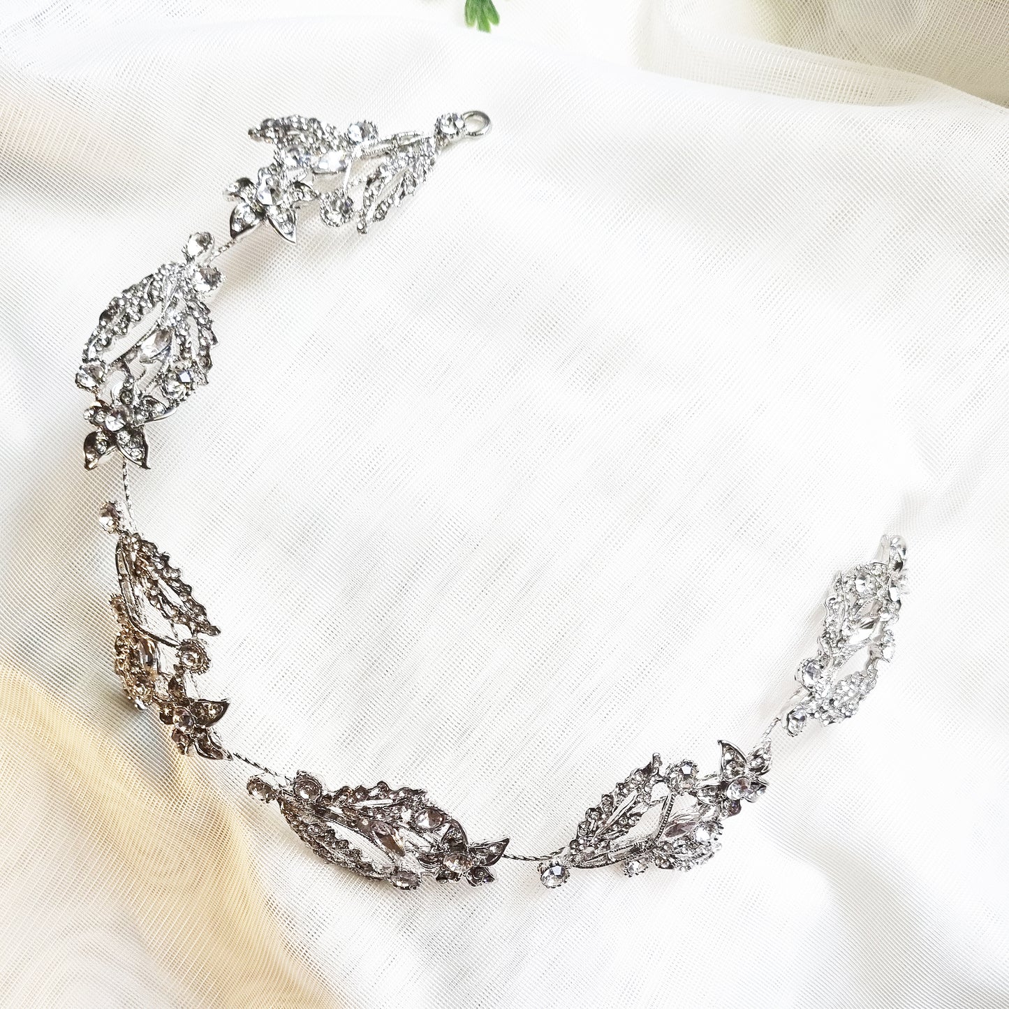 Sparkling Silver Crystal Headband