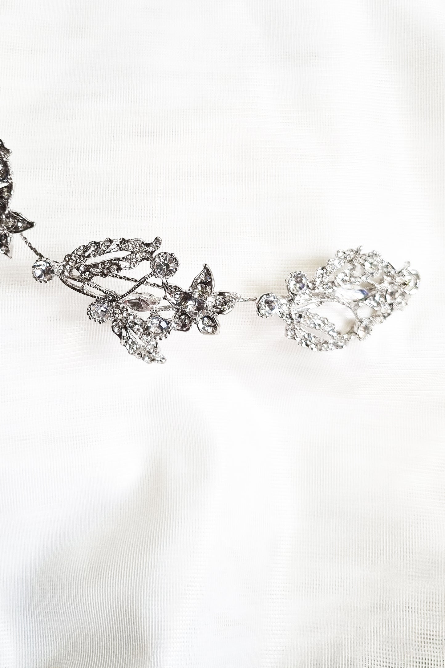 Sparkling Silver Crystal Headband