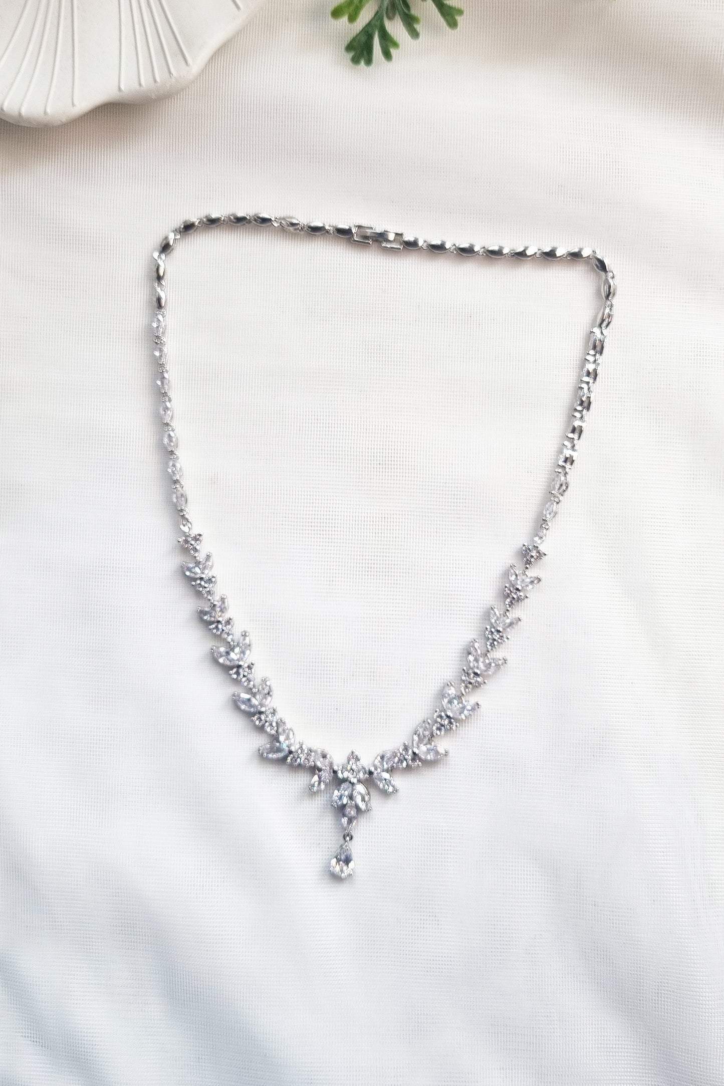 Marquise Crystal Bridal Necklace