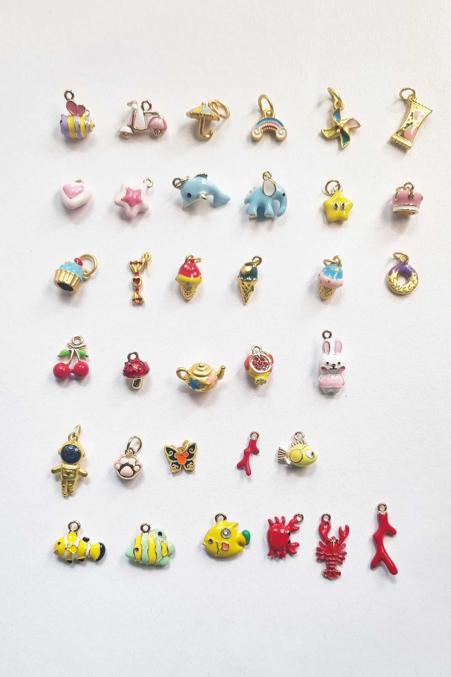 Add Your Enamel Charms – Playful Pops of Color