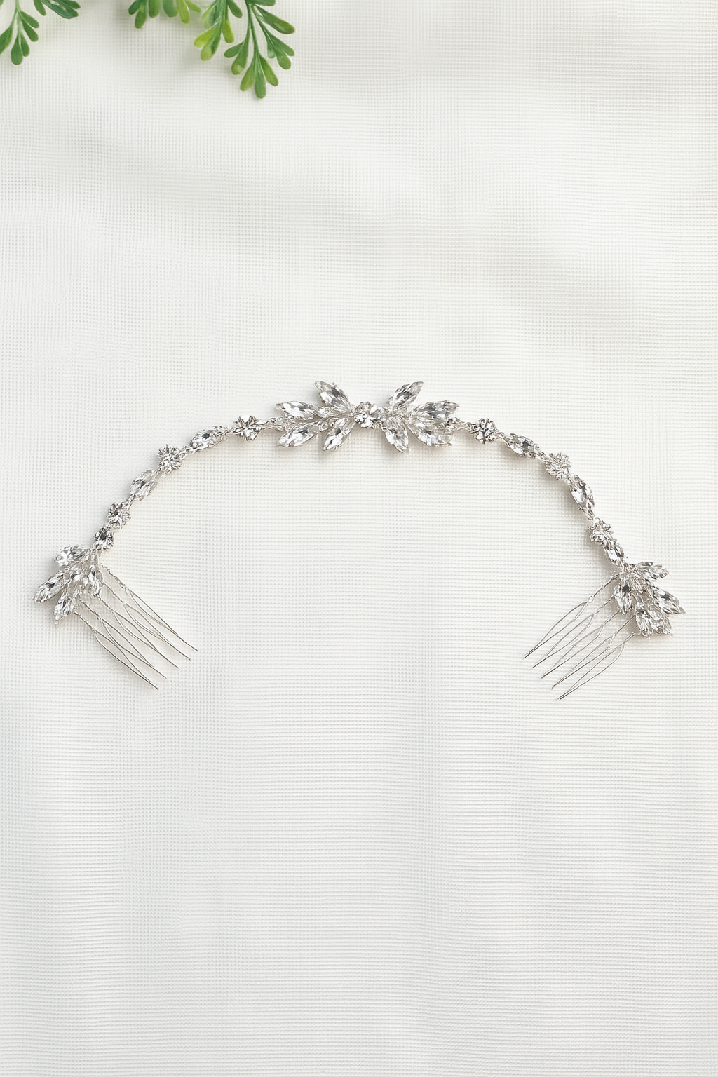 Crystal Bridal Hair Vine - Gold, Silver
