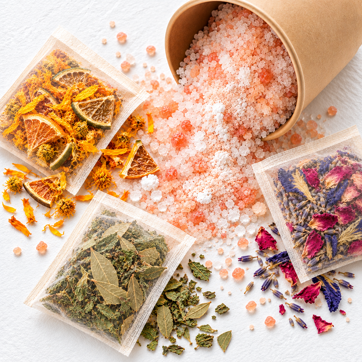 CALM — Lavender & Geranium Botanical Bath Salts | Twixt Wellness