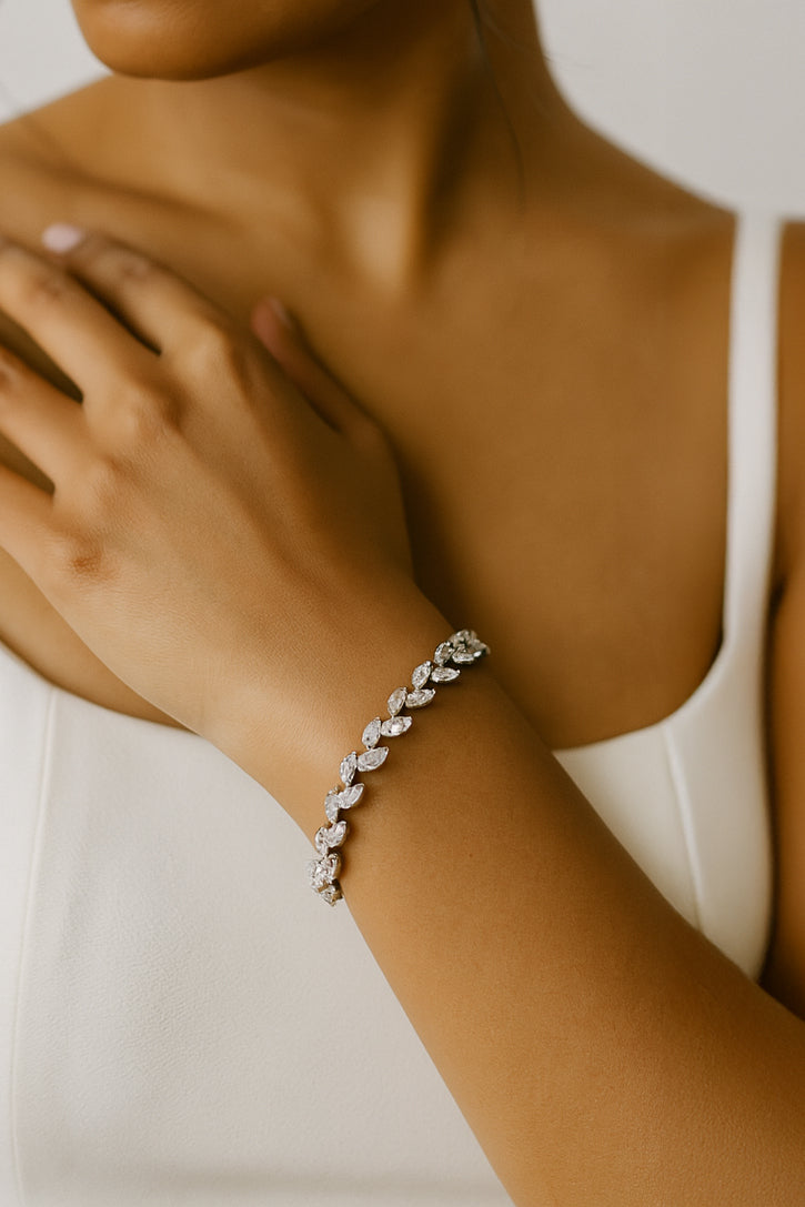 Marquise Crystal Bridal Bracelet