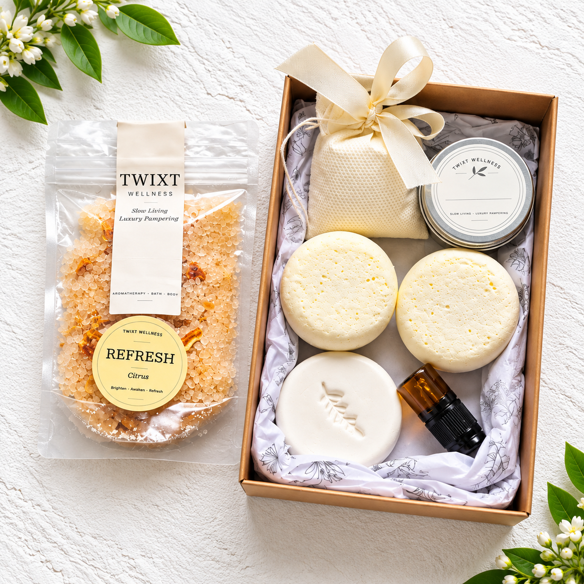 The Complete Shower & Foot Ritual Gift Box | Twixt Wellness