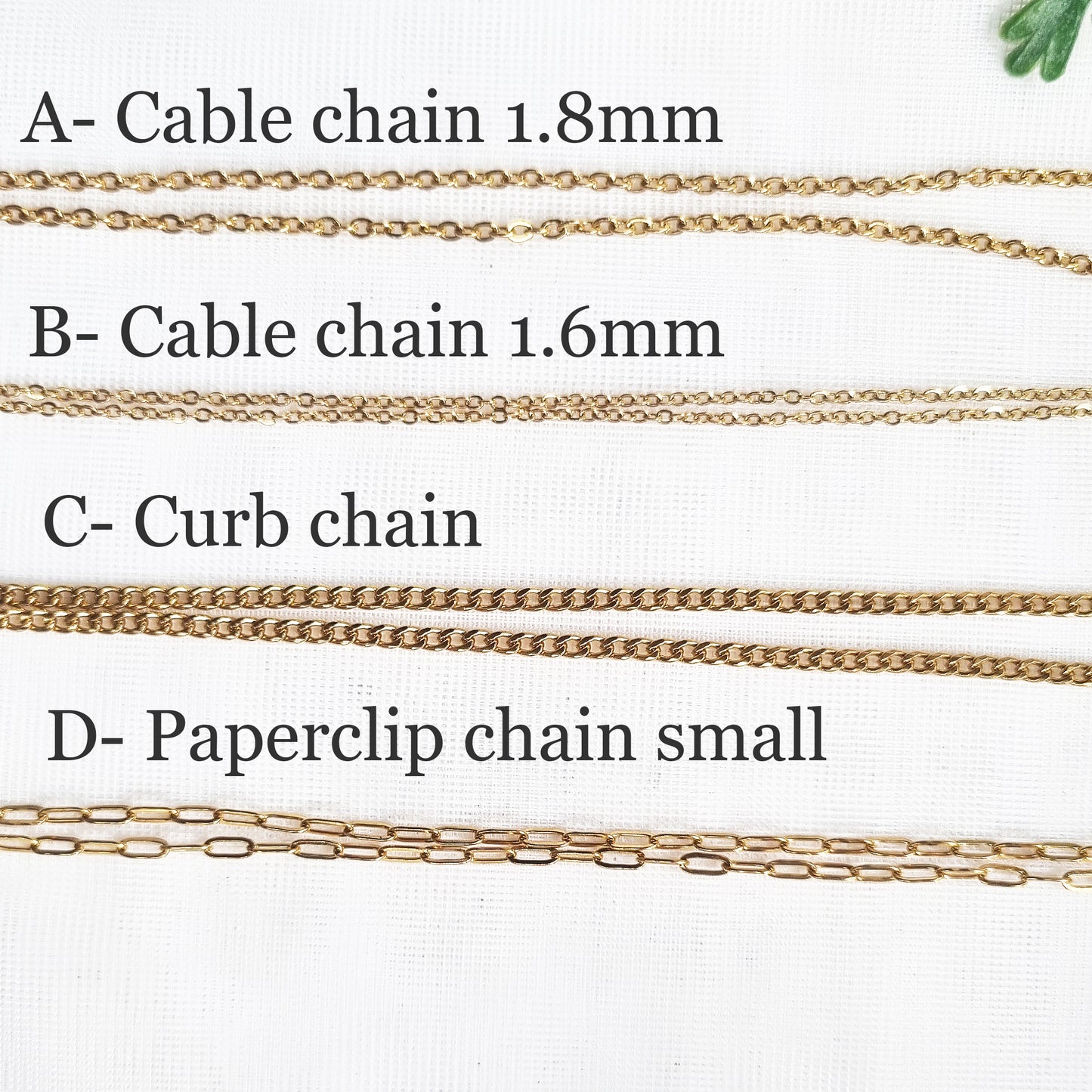 Step 1: Choose Your Chain – The Foundation of Your Dream Necklace