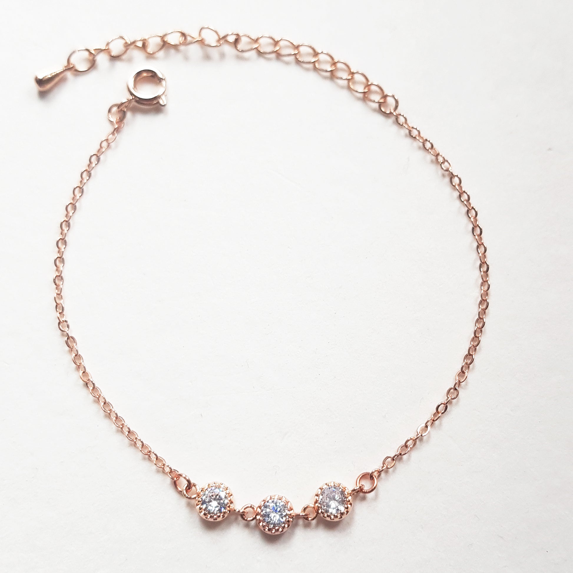 rose gold bracelet bridesmaid