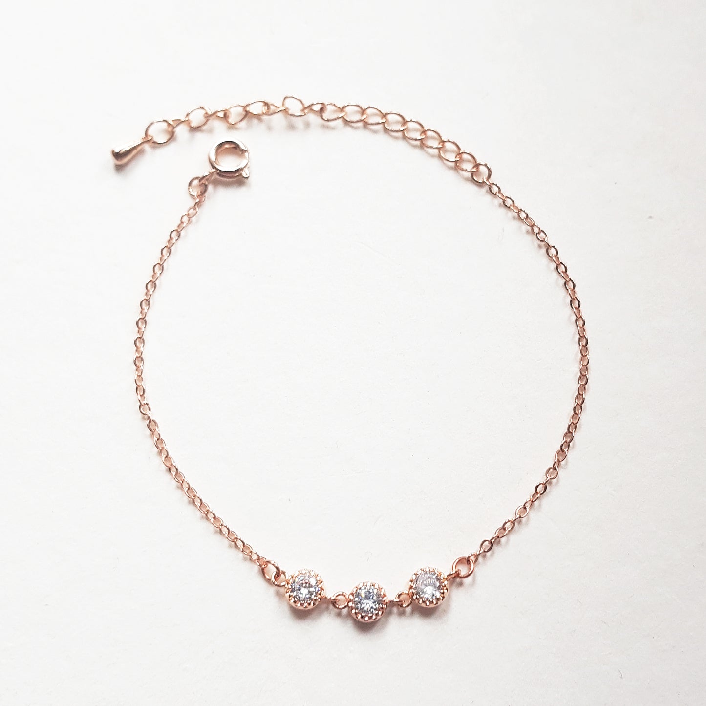 rose gold bracelet bridesmaid