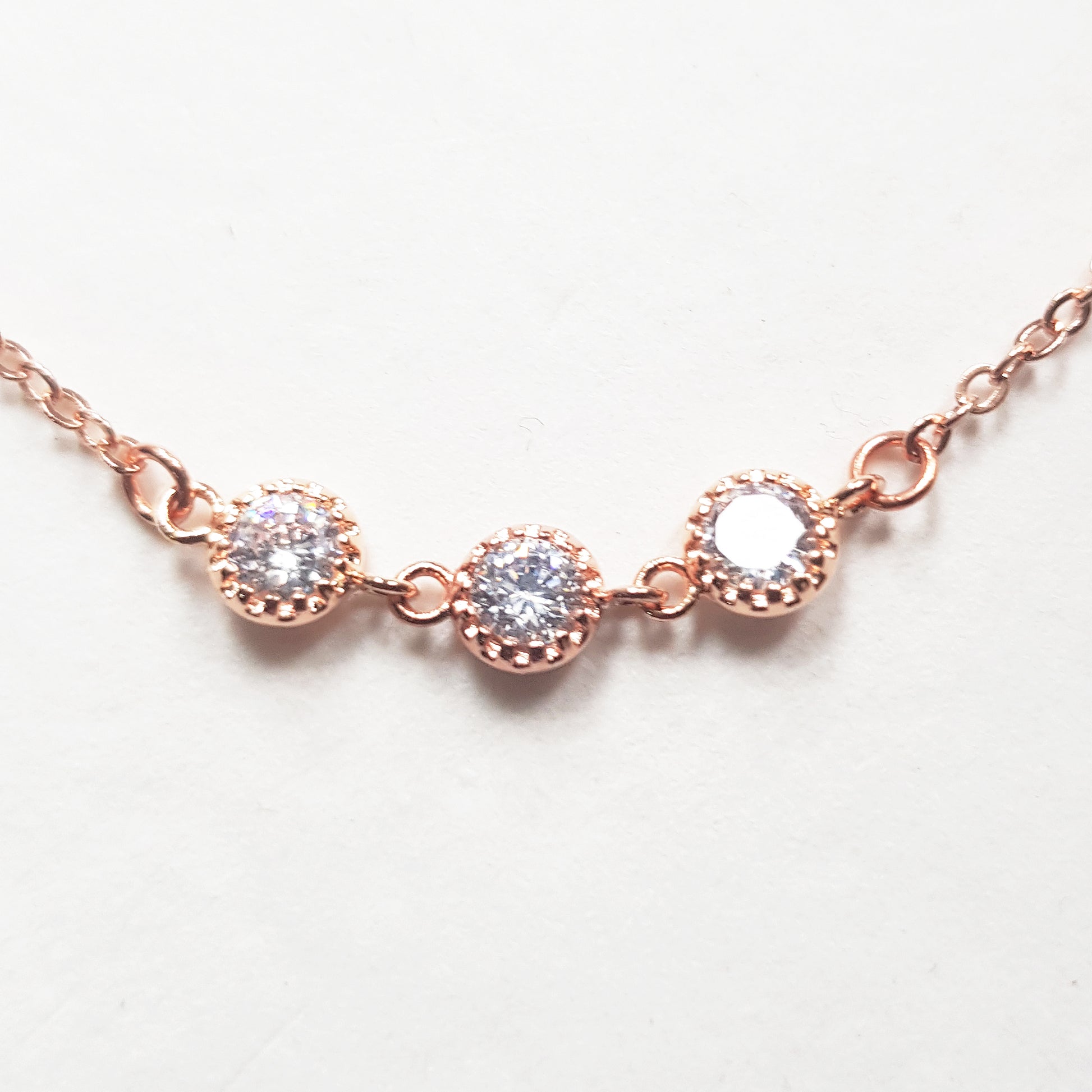 rose gold bracelet bridesmaid