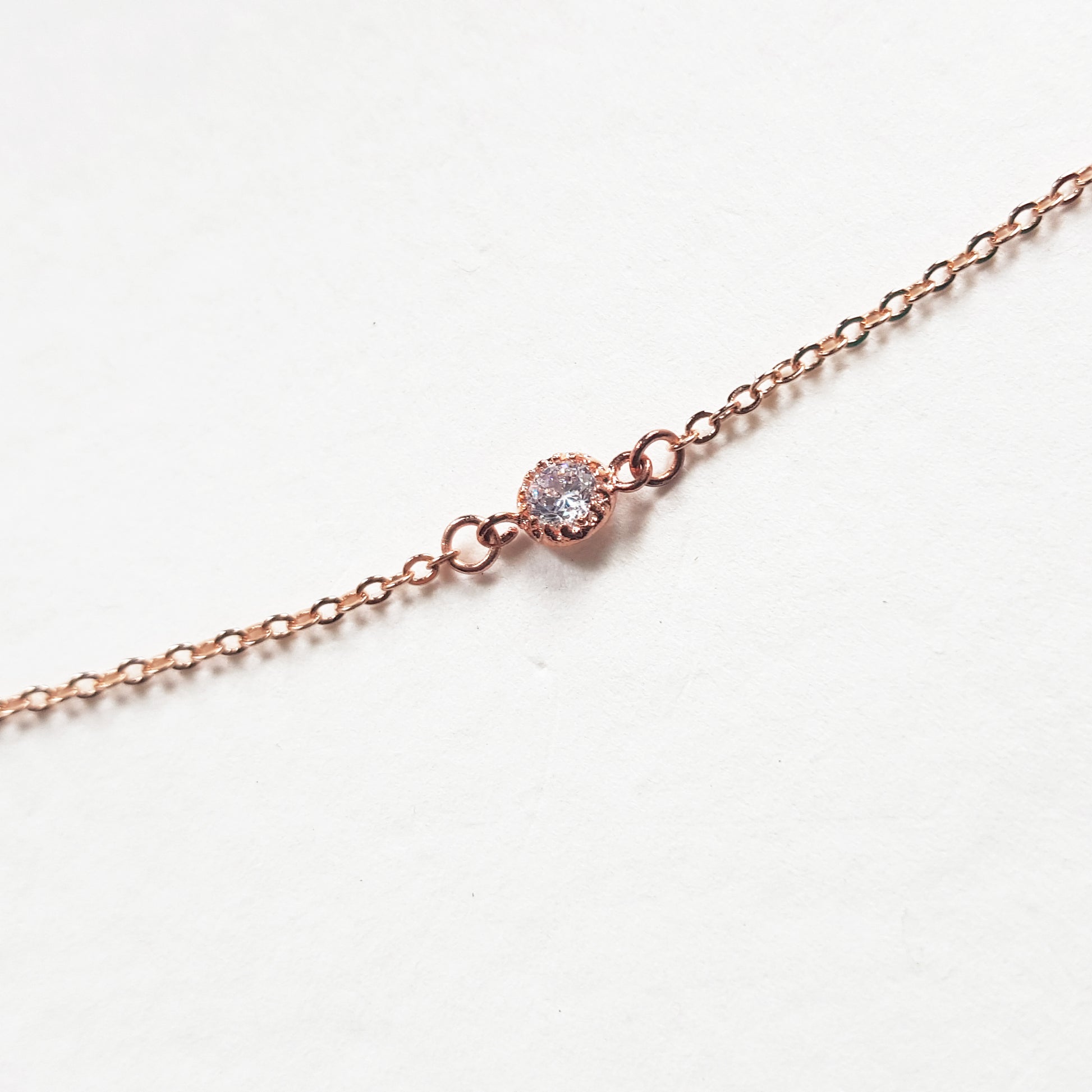 Rose gold bridal back necklace for low back wedding dress   