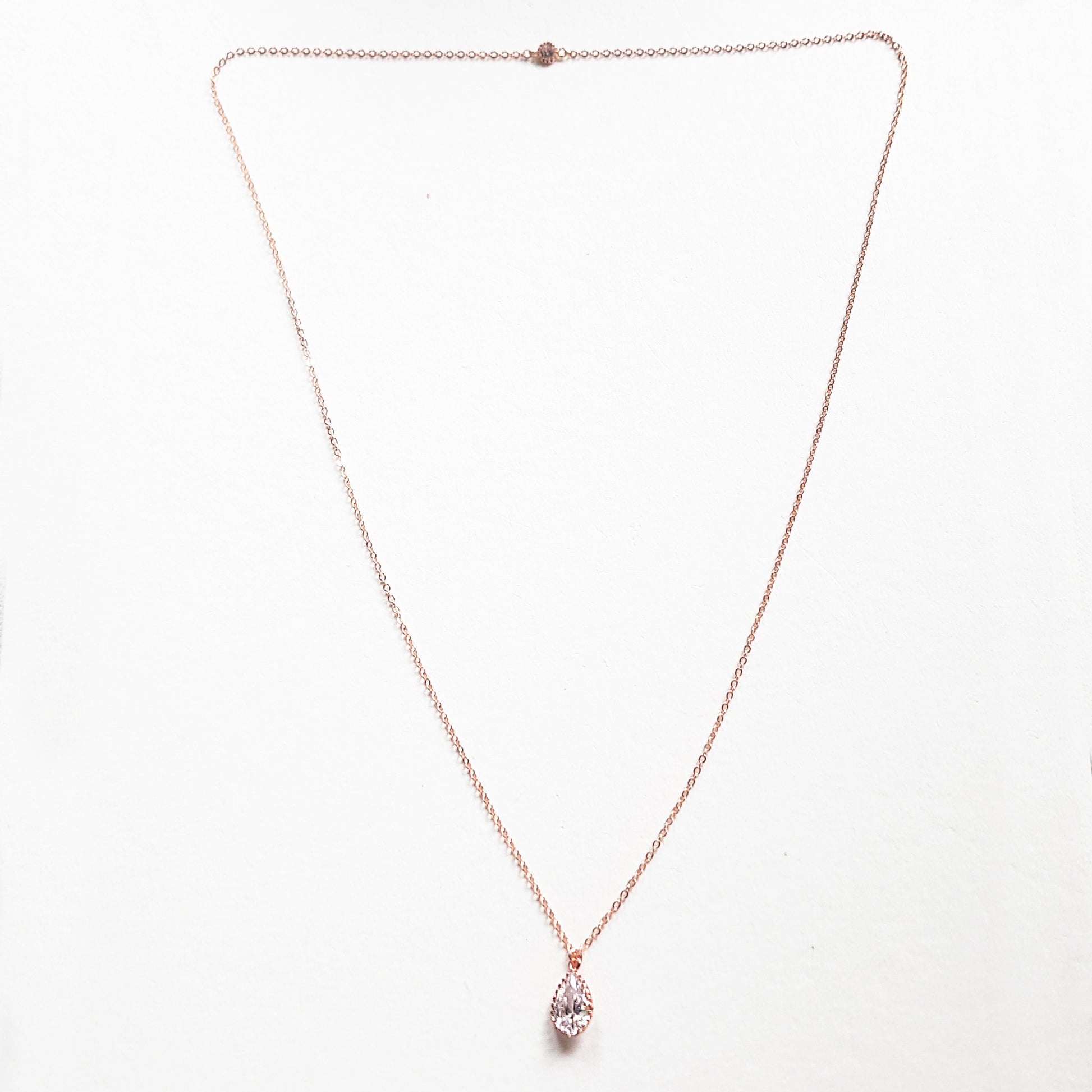 Bridal backdrop necklace - gold, silver and rose gold