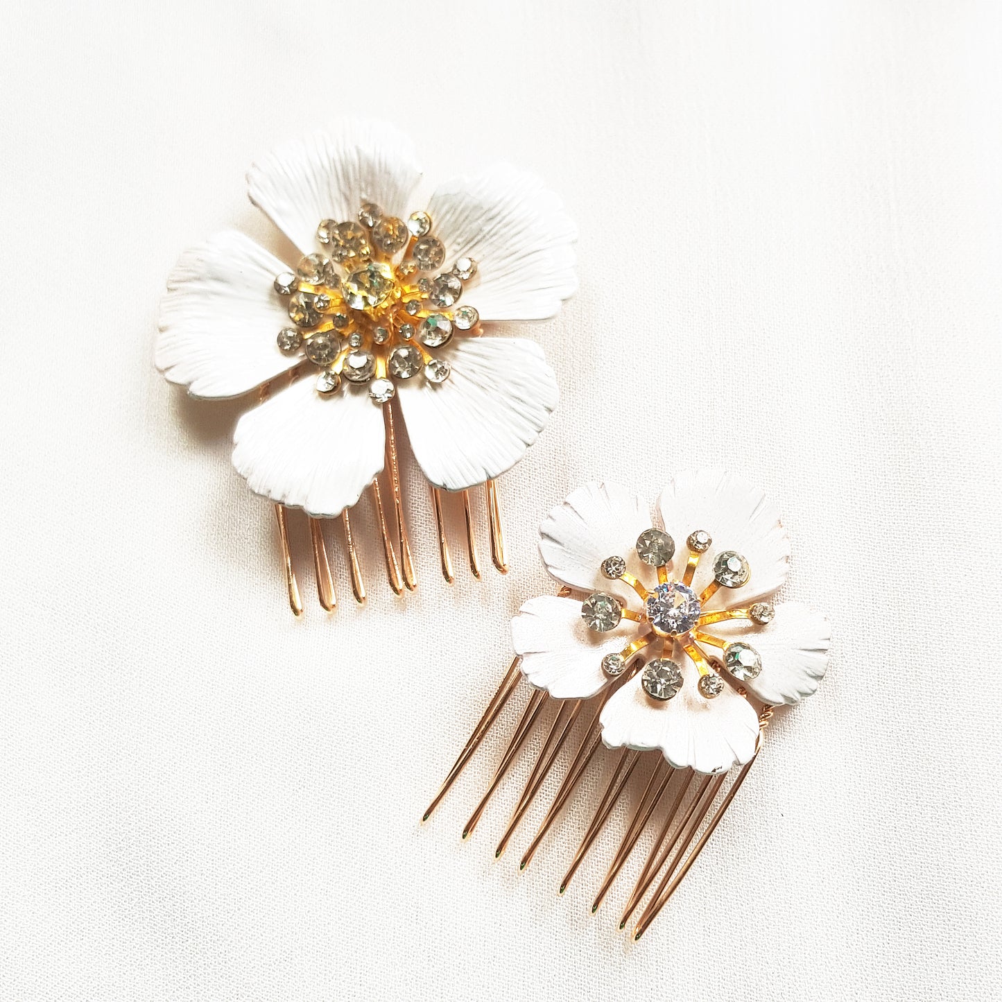 Flower bridal hair comb weddings