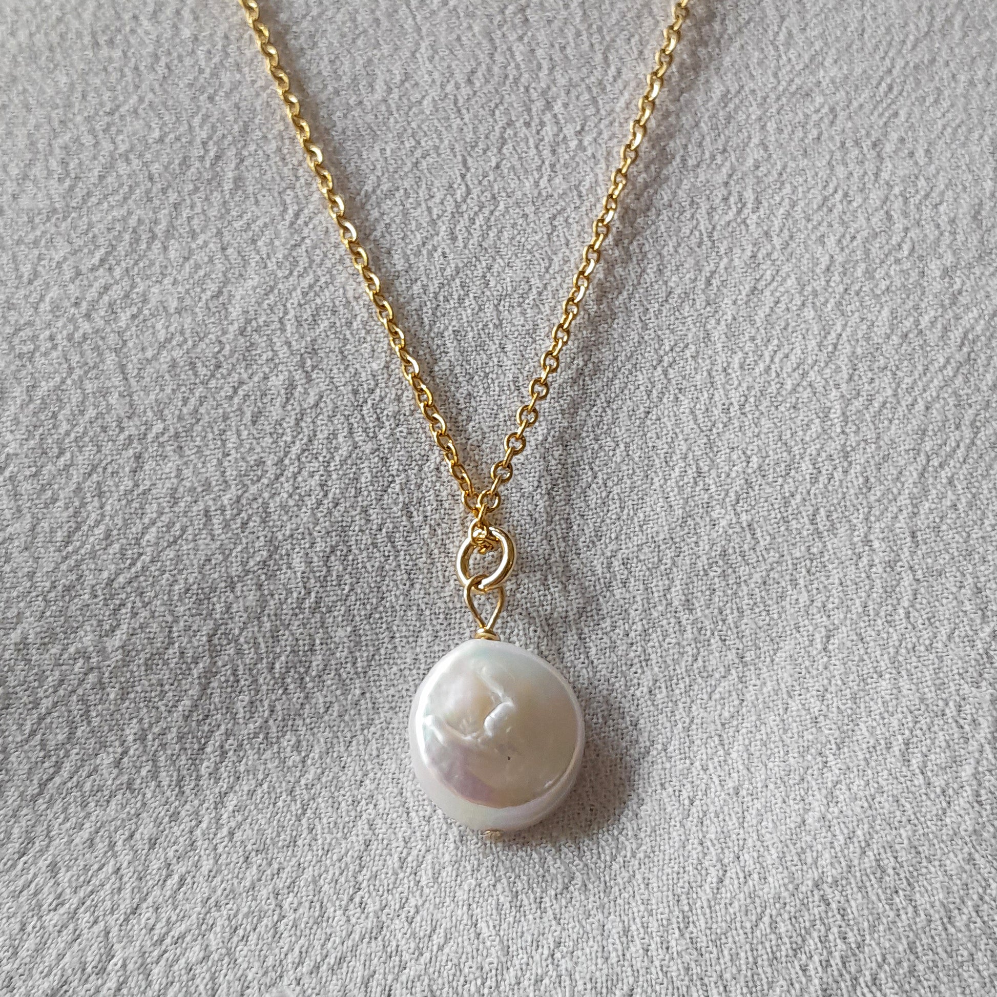 delicate freshwater pearl necklace