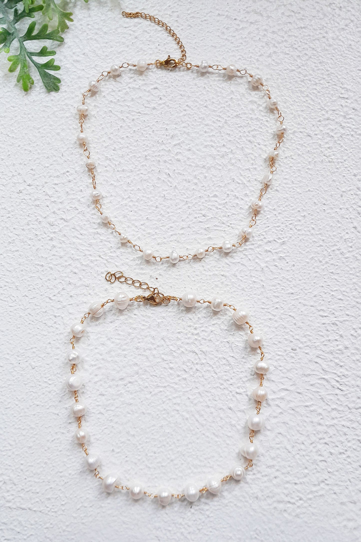 Irregular Pearl Choker Necklace gold, Freshwater Pearl Jewelry,