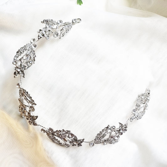 Sparkling Silver Crystal Headband