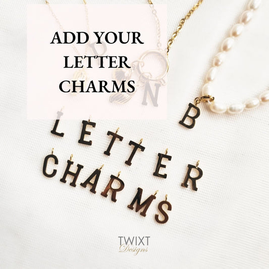 Add Your Letter Charms – Your Story in Gold