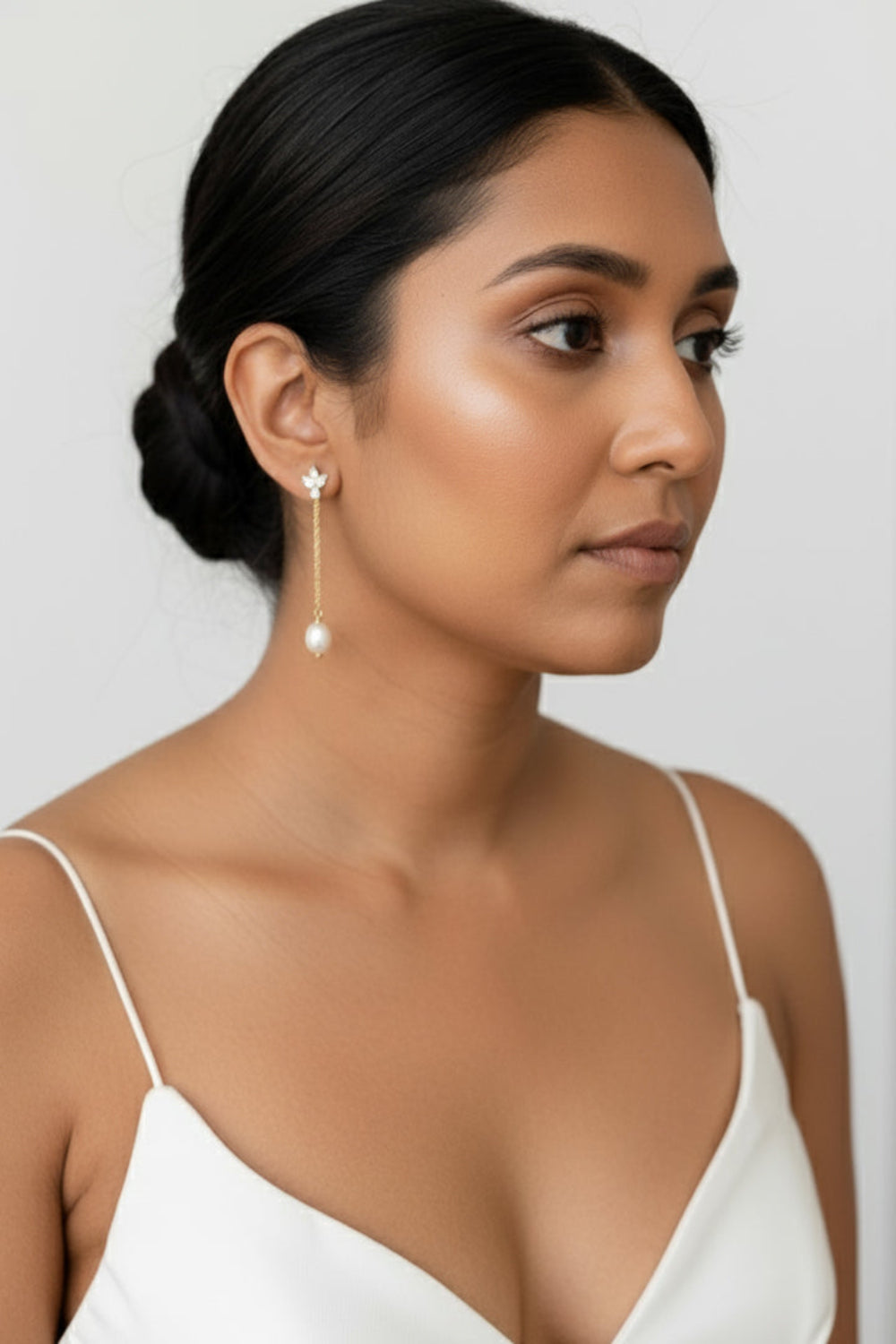 Freshwater Pearl Dangle Earrings for Wedding