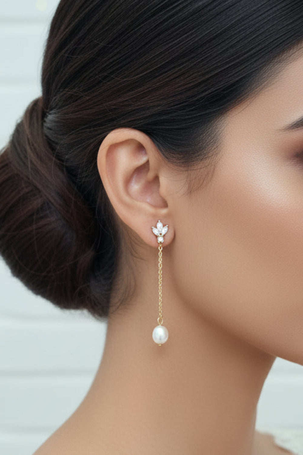 Freshwater Pearl Dangle Earrings for Wedding