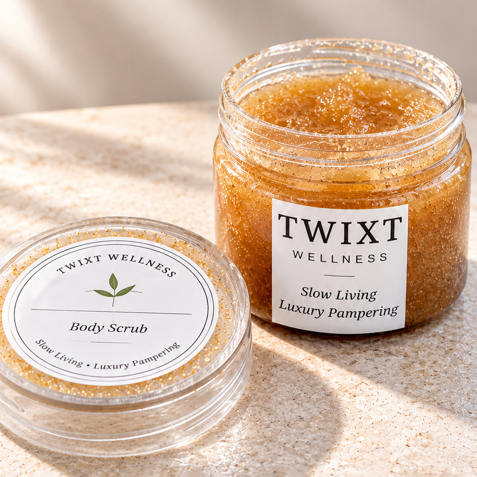 Triple Sugar Foot & Body Scrub – Moisturising Coconut & Almond Oil Body Polish