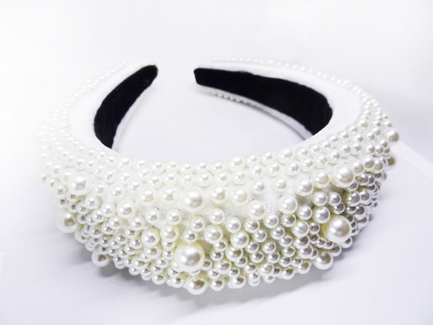 Pearl Bridal Headband for the modern bride, bridal hair accessories