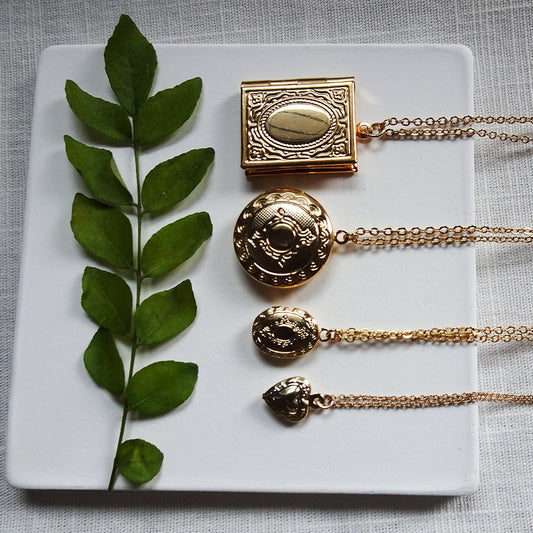 Book Locket Necklace