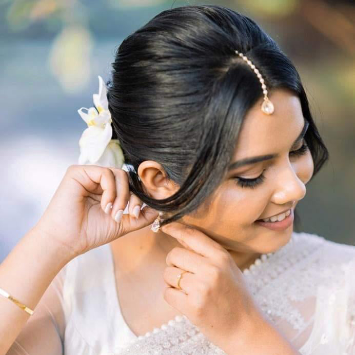 Dainty maang tikka for brides and bridesmaids, boho bridal ethnic hair jewelry